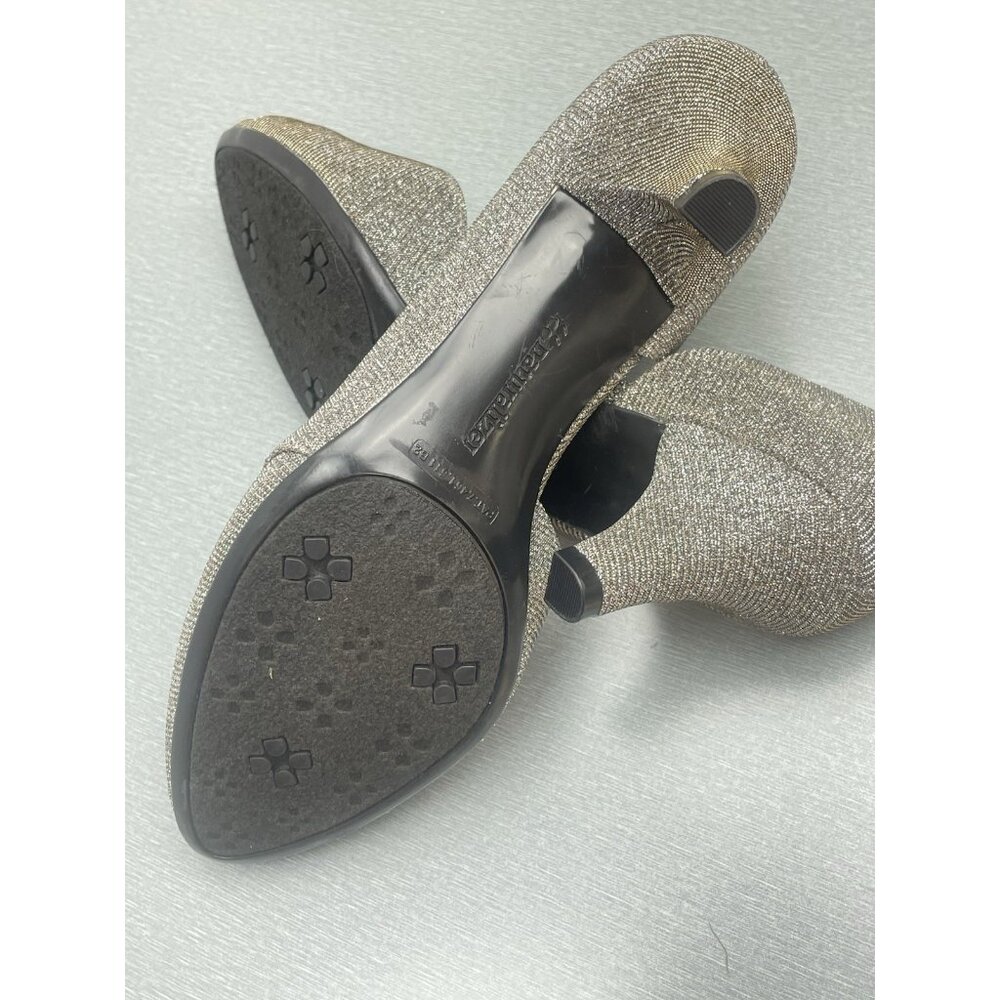 Naturalizer Deva Pewter Glitter Womens heels size 7.5 M Comfort - Picture 13 of 13